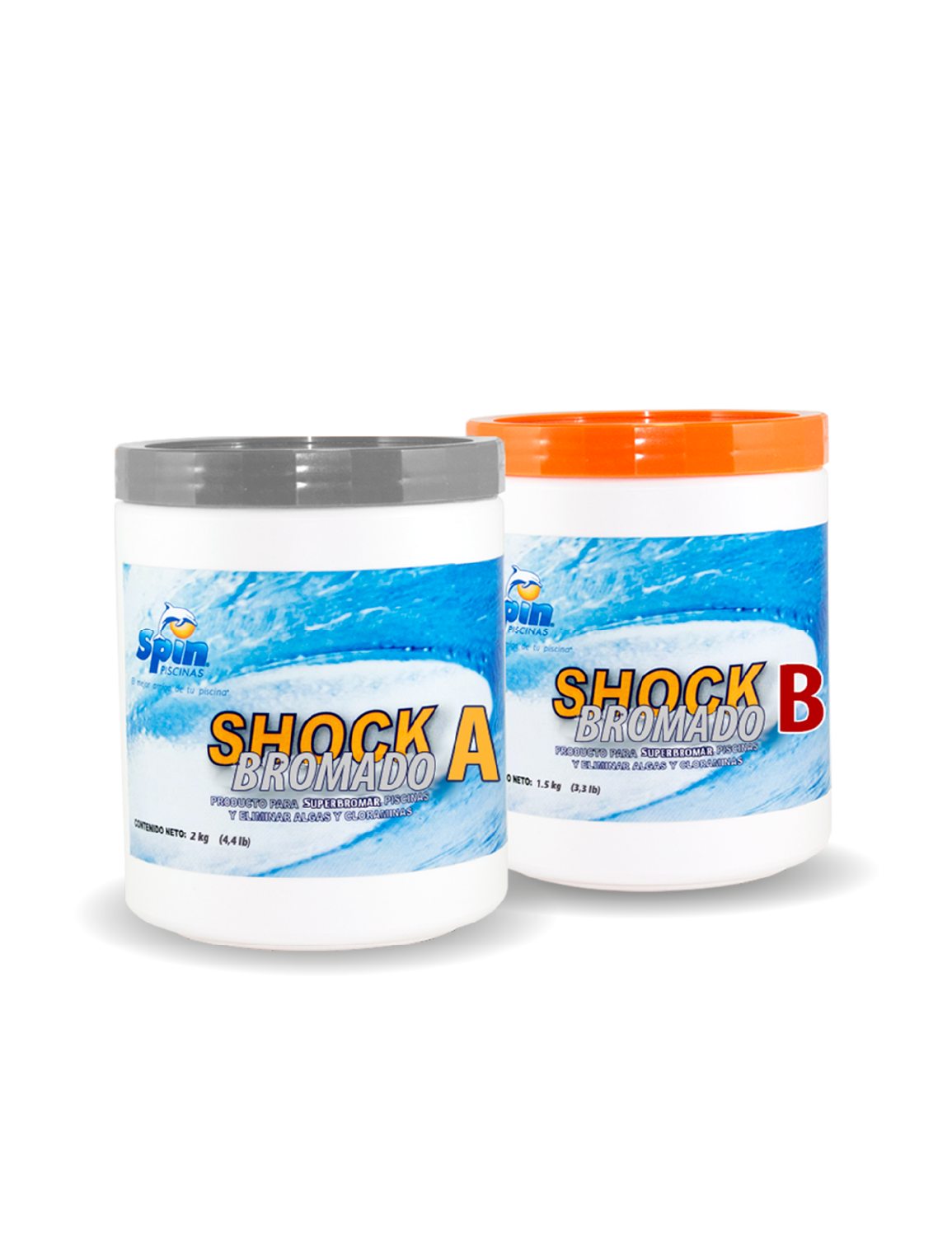 shock correctivo para albercas marca spin