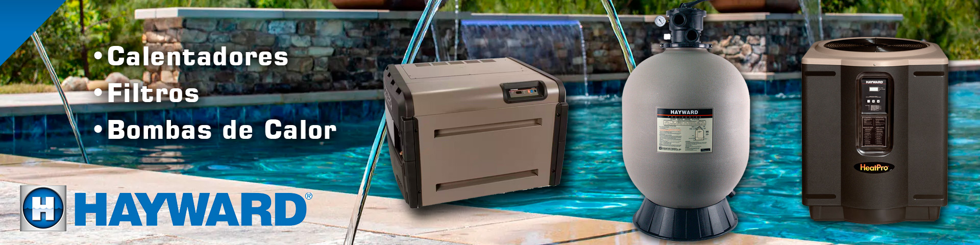 calentadores filtros bombas de calor hayward